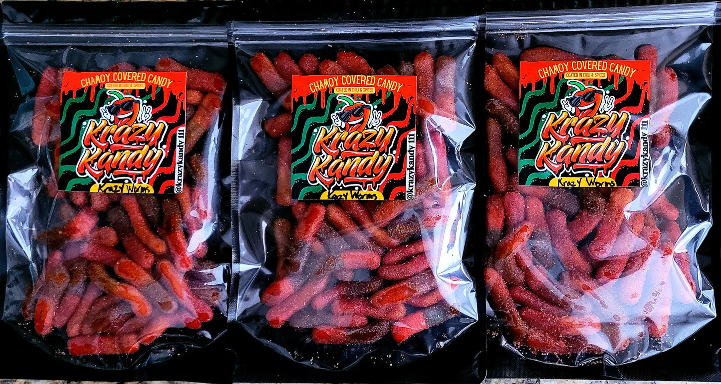 Krazy Sour Wormz