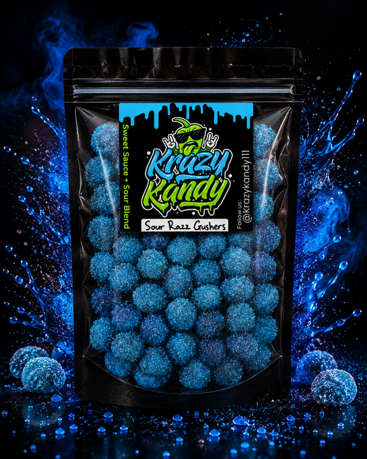 Sour Blue Razz Gushers